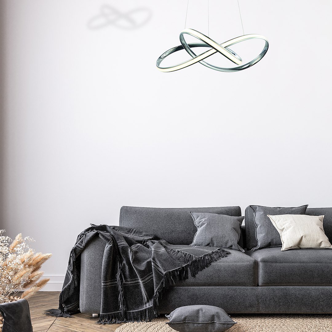 LAMPA WISZĄCA CAPPIO CHROME 36W LED Milagro - obrazek 8