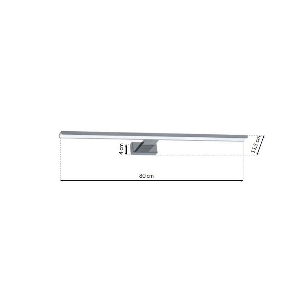 Kinkiet SHINE CHROME 80cm 15W LED Milagro - obrazek 7