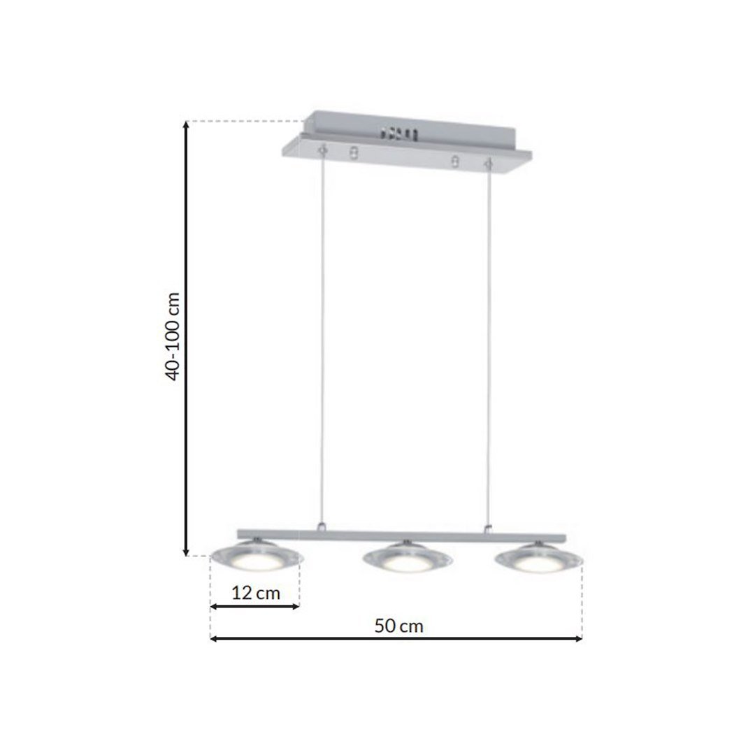LAMPA WISZĄCA ELLIPSE 15W LED Milagro - obrazek 7
