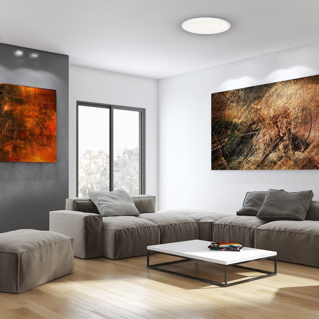 Plafon CRUZ 40W LED Ø400mm Ściemnialny+ Pilot Milagro - obrazek 4