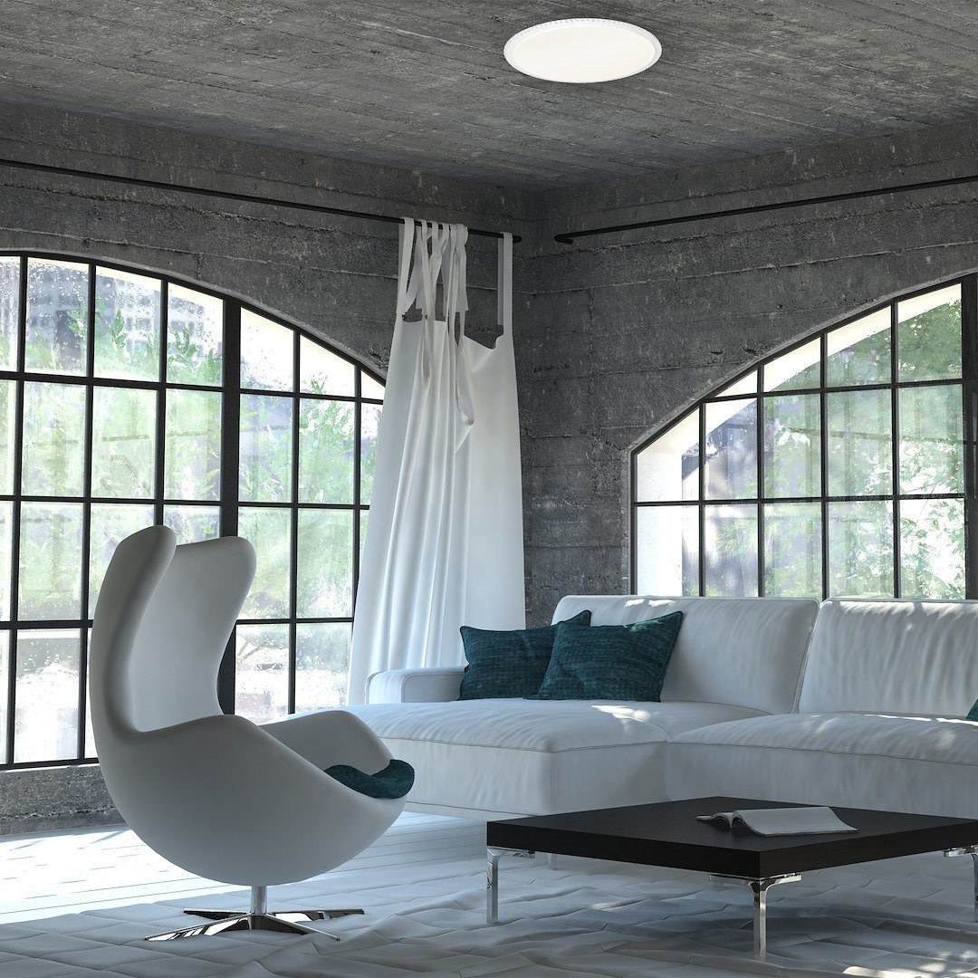 Plafon CRUZ 40W LED Ø400mm Ściemnialny+ Pilot Milagro - obrazek 5