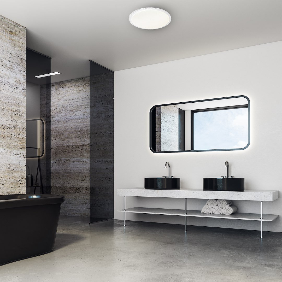 Plafon CRUZ 40W LED Ø400mm Ściemnialny+ Pilot Milagro - obrazek 6