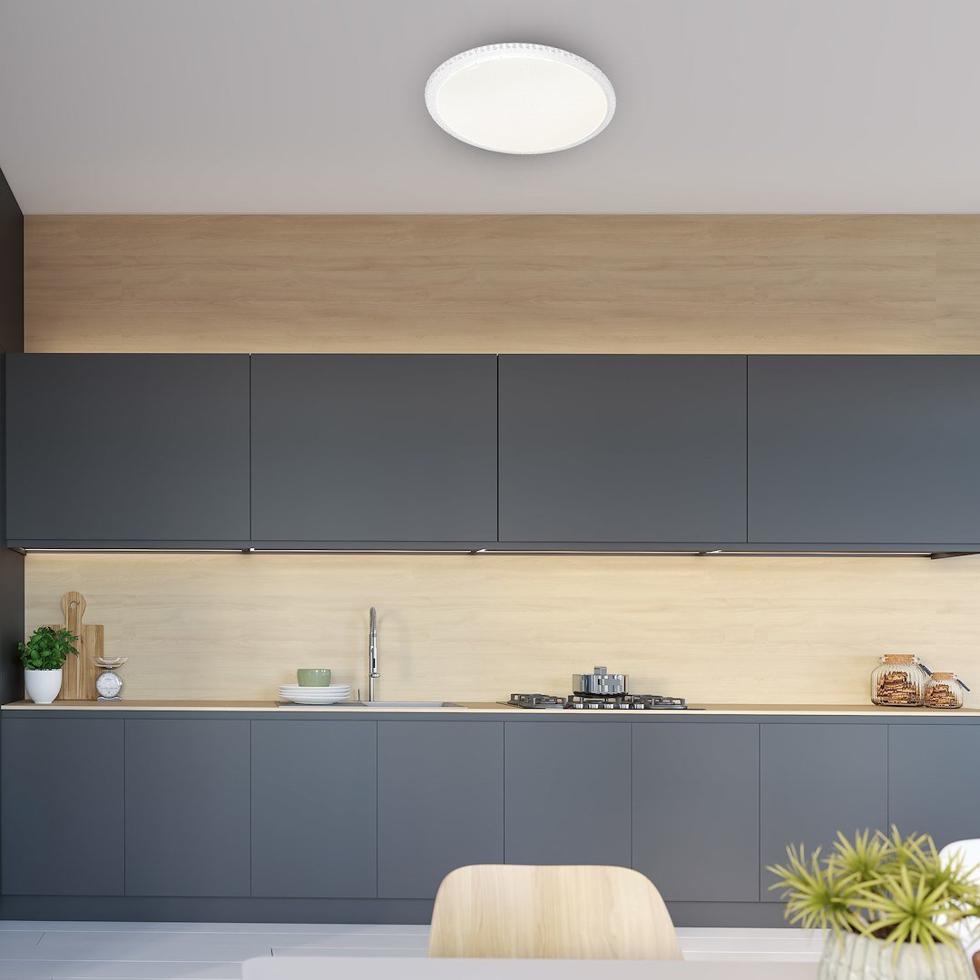 Plafon CRUZ 66W LED Ø500mm Ściemnialny+ Pilot Milagro - obrazek 4