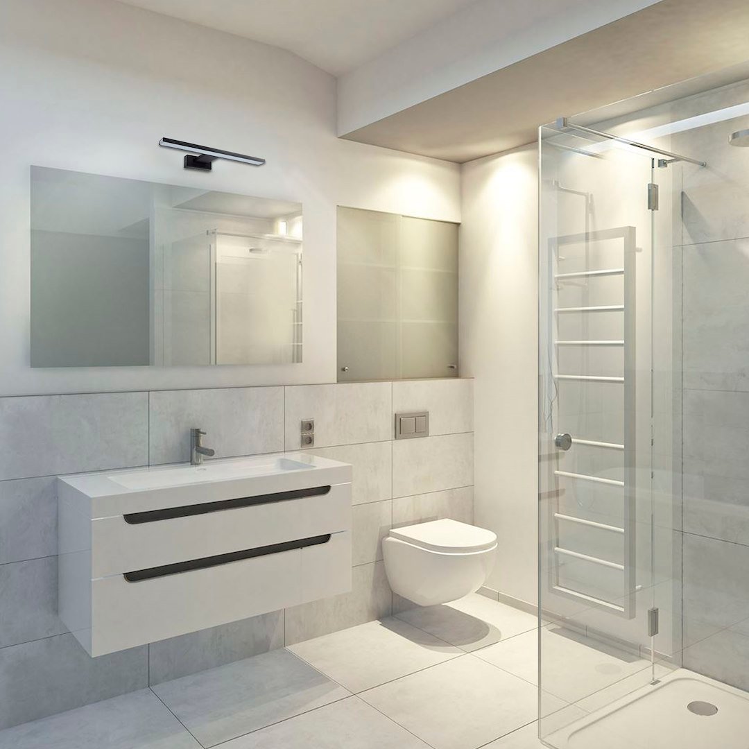 Kinkiet Shine Czarny 30cm 7W LED Milagro - obrazek 5