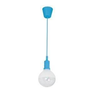 LAMPA WISZĄCA BUBBLE BLUE 5W E14 LED Milagro