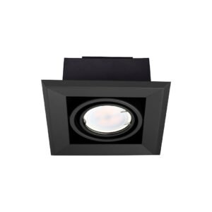 Lampa Podtynkowa Blocco 1x7W GU10 Led Czarny Milagro