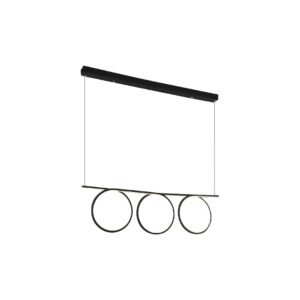 LAMPA WISZĄCA LOOP BLACK 60W LED Milagro