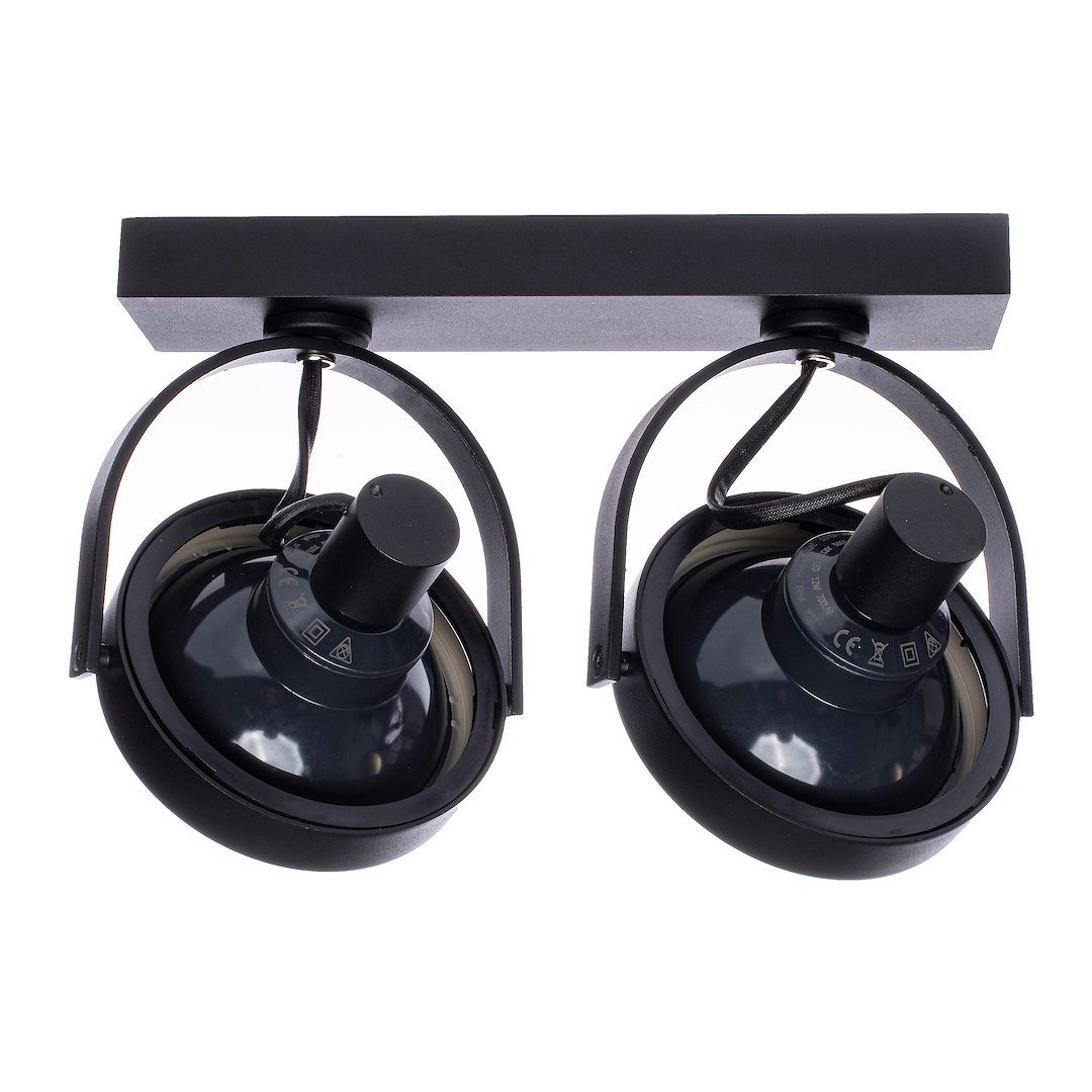 Oprawa natynkowa Lugar Czarny 2xAR111 GU10 Milagro - obrazek 2