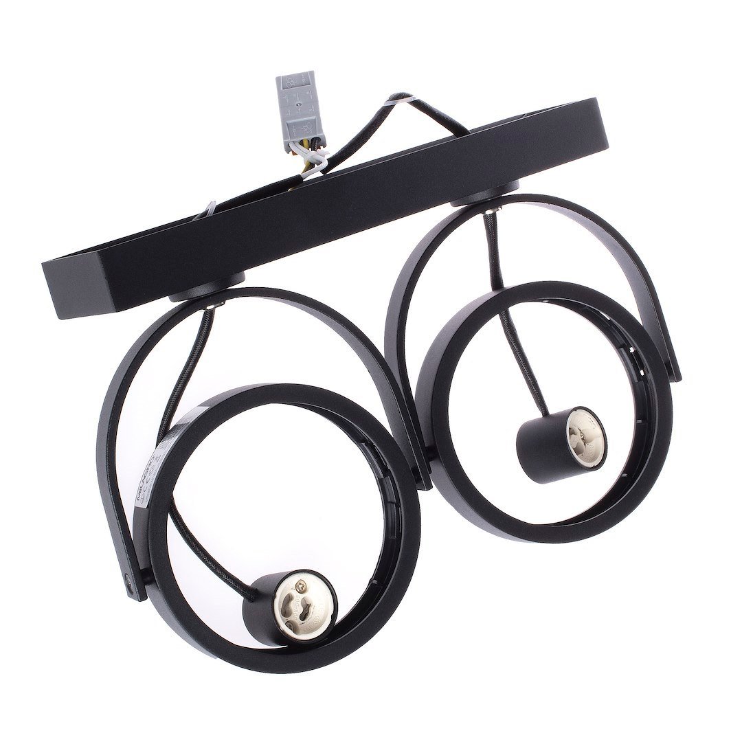 Oprawa natynkowa Lugar Czarny 2xAR111 GU10 Milagro - obrazek 3