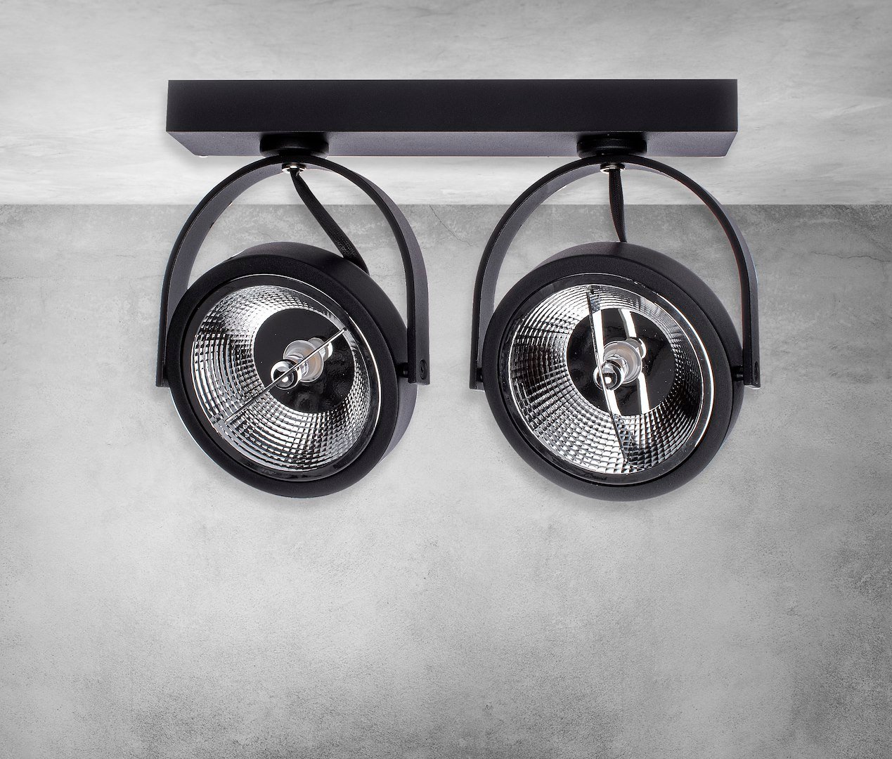 Oprawa natynkowa Lugar Czarny 2xAR111 GU10 Milagro - obrazek 5