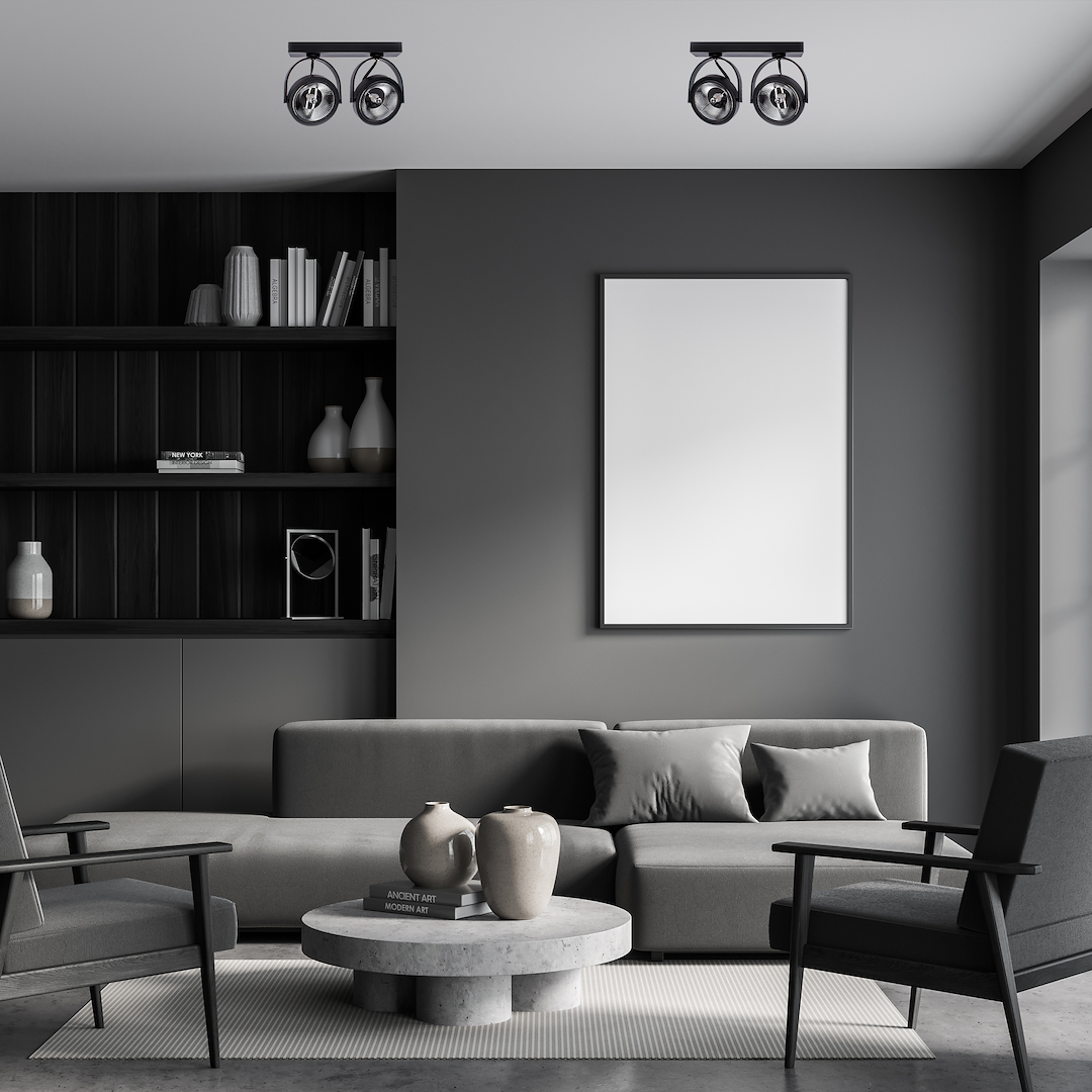 Oprawa natynkowa Lugar Czarny 2xAR111 GU10 Milagro - obrazek 8