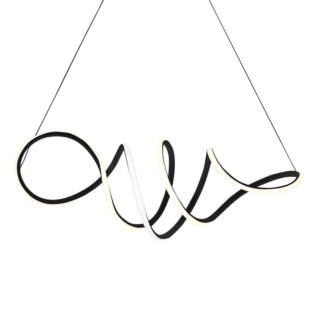 Lampa wisząca LOCA BLACK 56W LED Milagro - obrazek 2