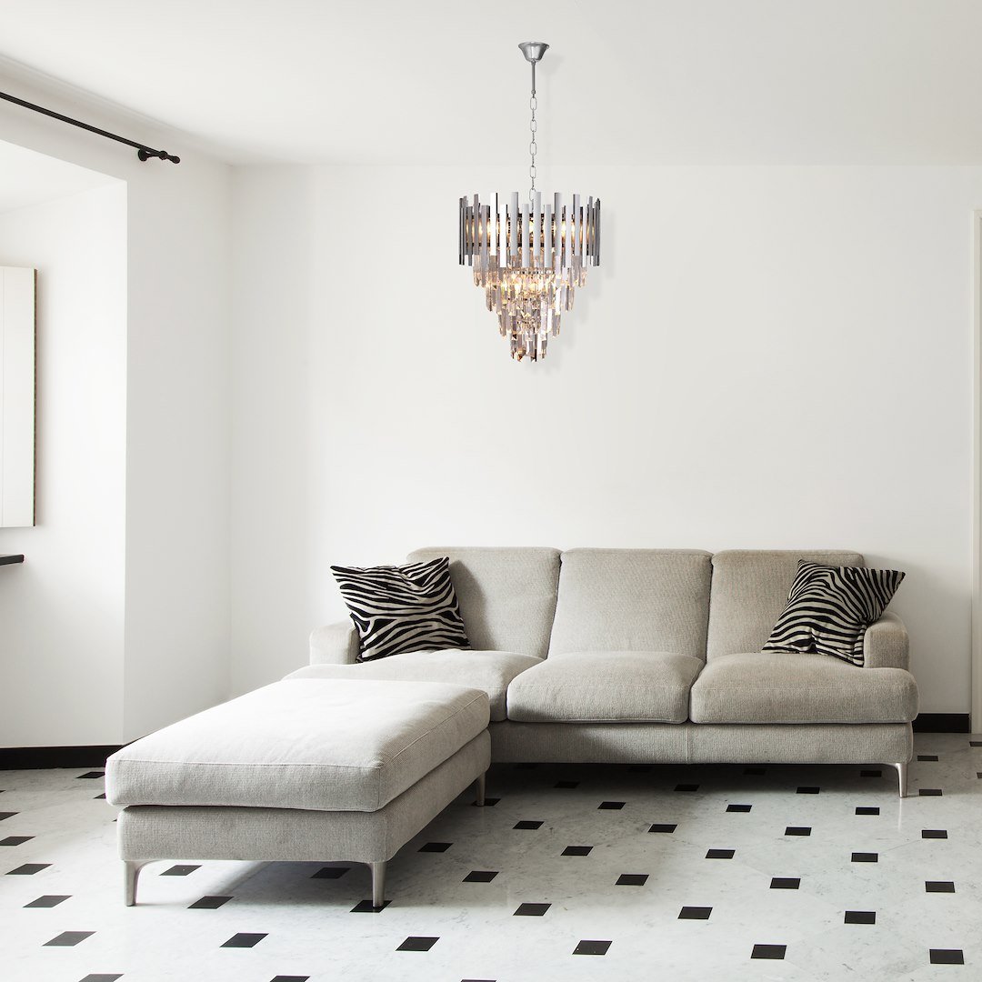 Żyrandol ASPEN II CHROME 9xE14 Milagro - obrazek 5