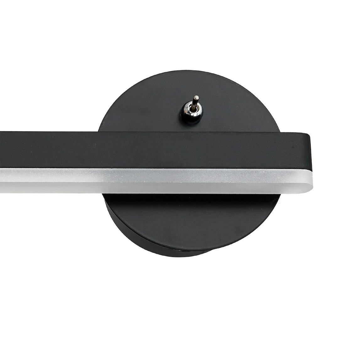 Kinkiet SYDNEY 6W LED BLACK lewy Milagro - obrazek 2