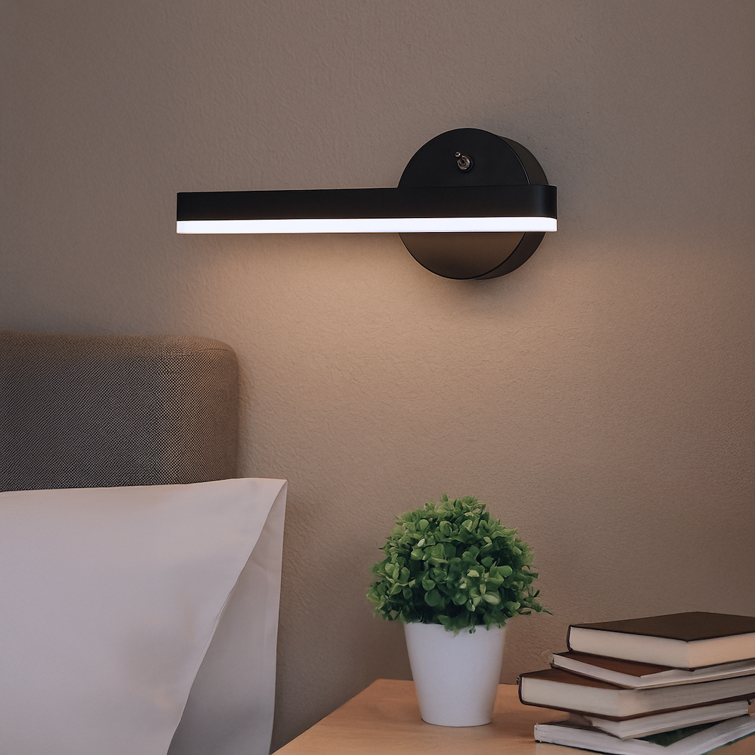 Kinkiet SYDNEY 6W LED BLACK lewy Milagro - obrazek 3