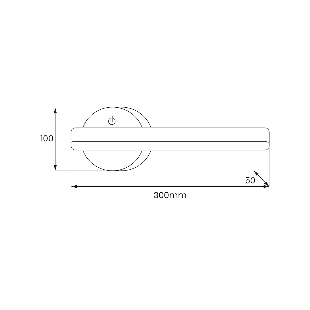 Kinkiet Sydney 6W Led Prawy Biały Milagro - obrazek 6