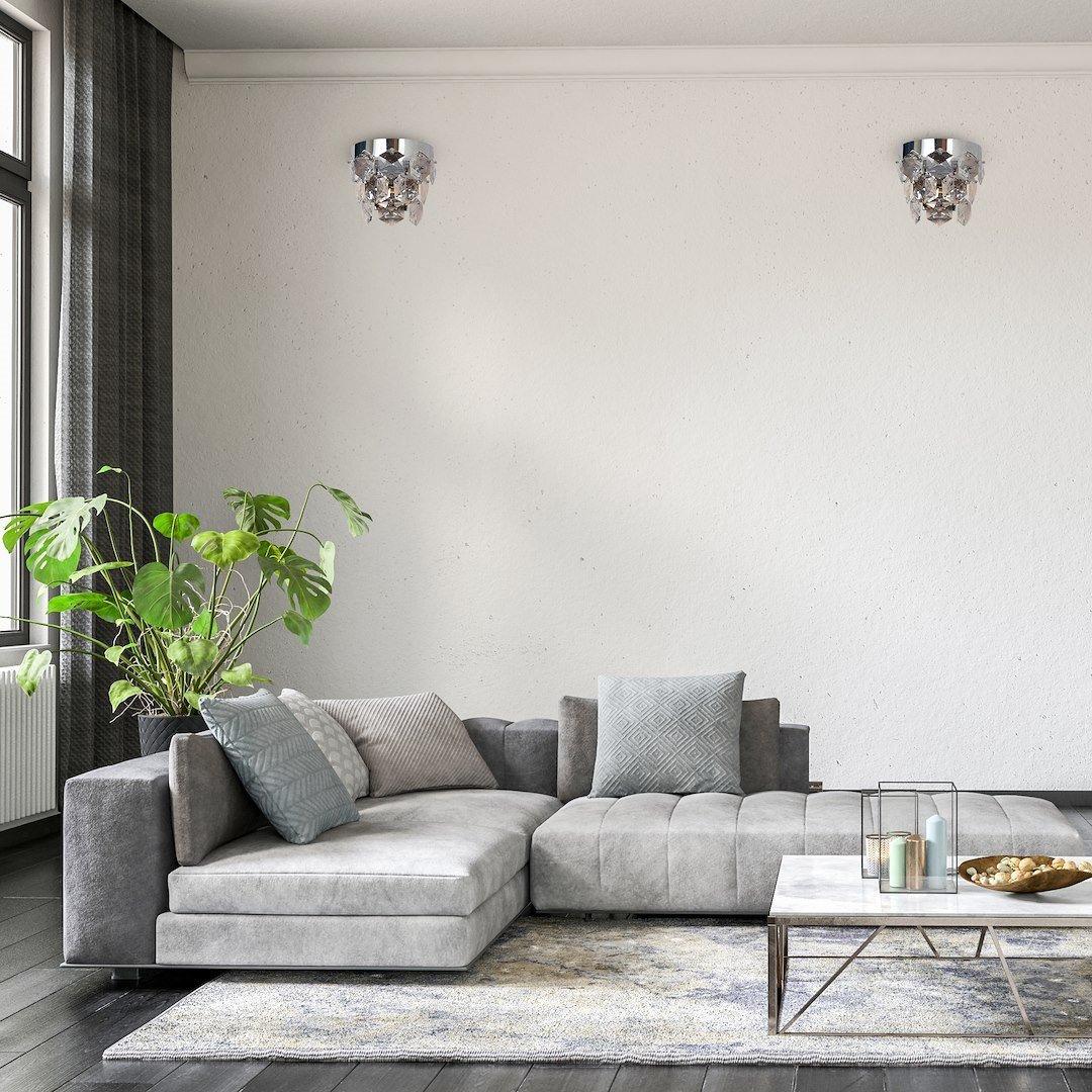 Kinkiet GRACE CHROME 2xE14 Milagro - obrazek 4