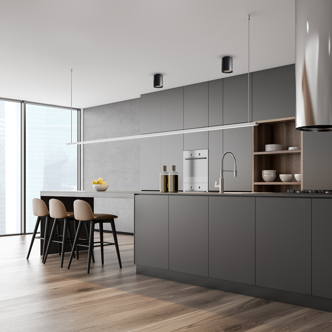 Spot Bima Round Czarny 1xGU10 Milagro - obrazek 3