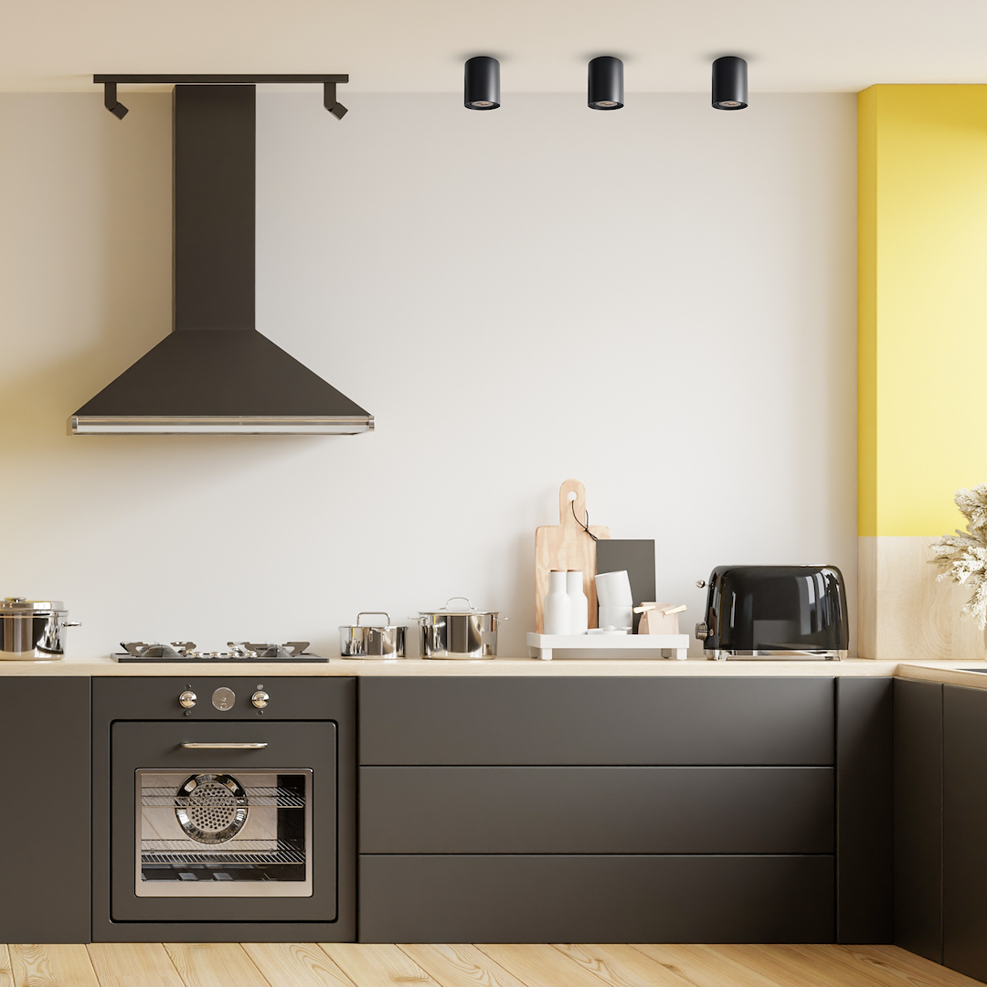 Spot Bima Round Czarny 1xGU10 Milagro - obrazek 4