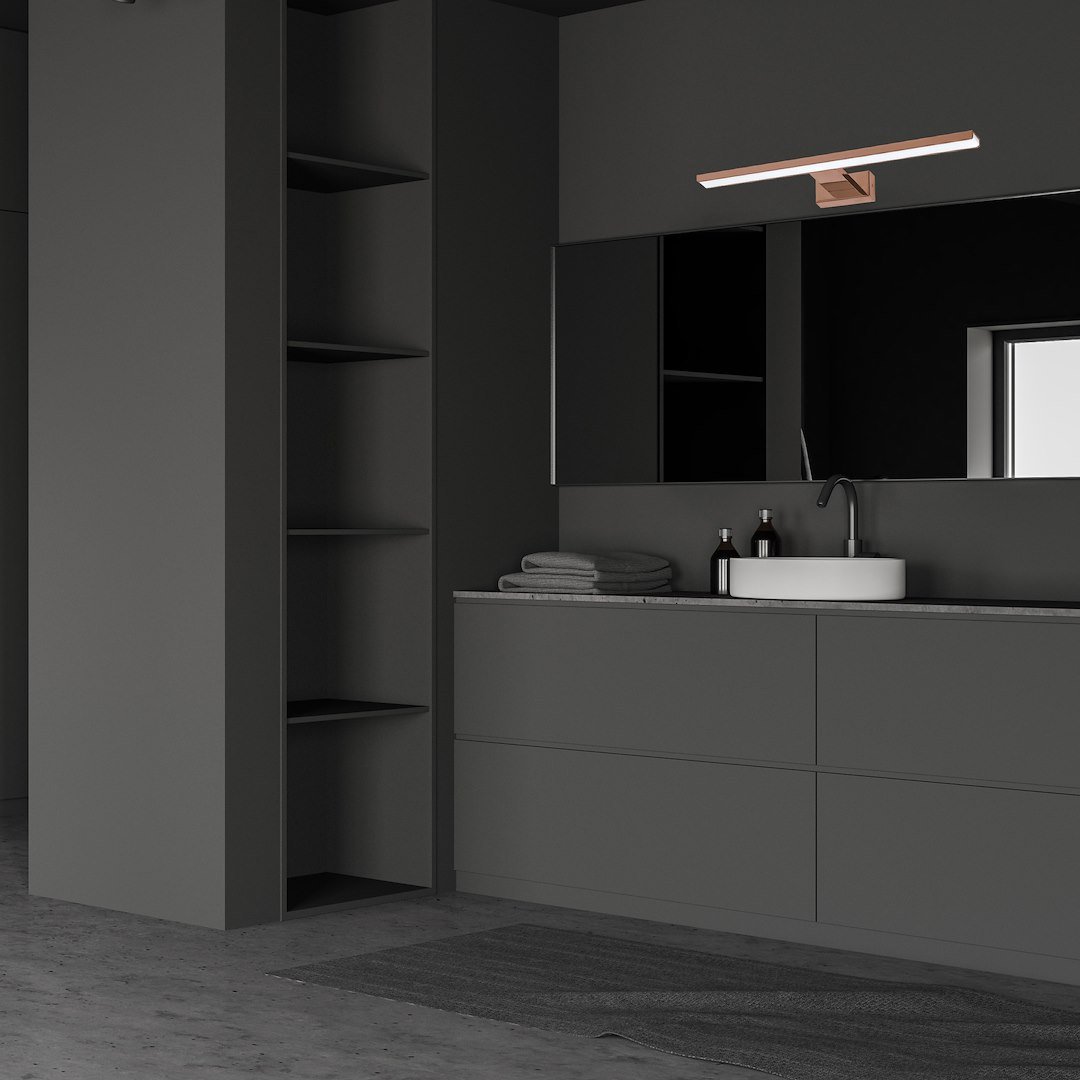 Kinkiet SHINE ROSE GOLD 60cm 13,8W LED Milagro - obrazek 6