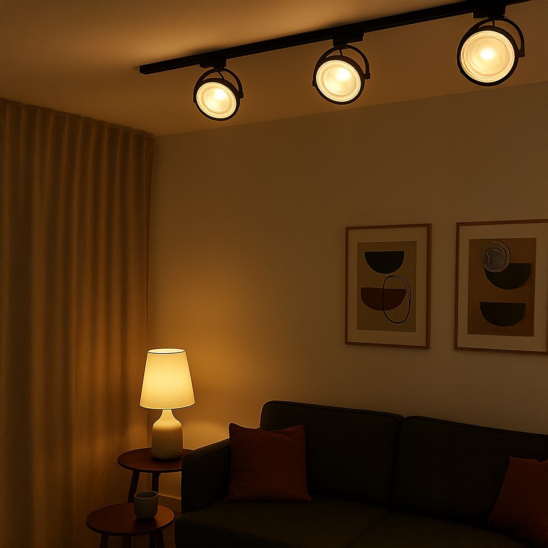 Oprawa Lugar Track Czarny 1xAR111 GU10 - 3-obwodowy Milagro - obrazek 6