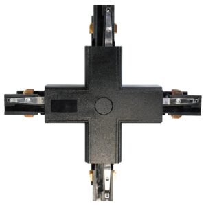 Łącznik Lampy Track Light Czarny 3-obwodowy Typ: + Milagro