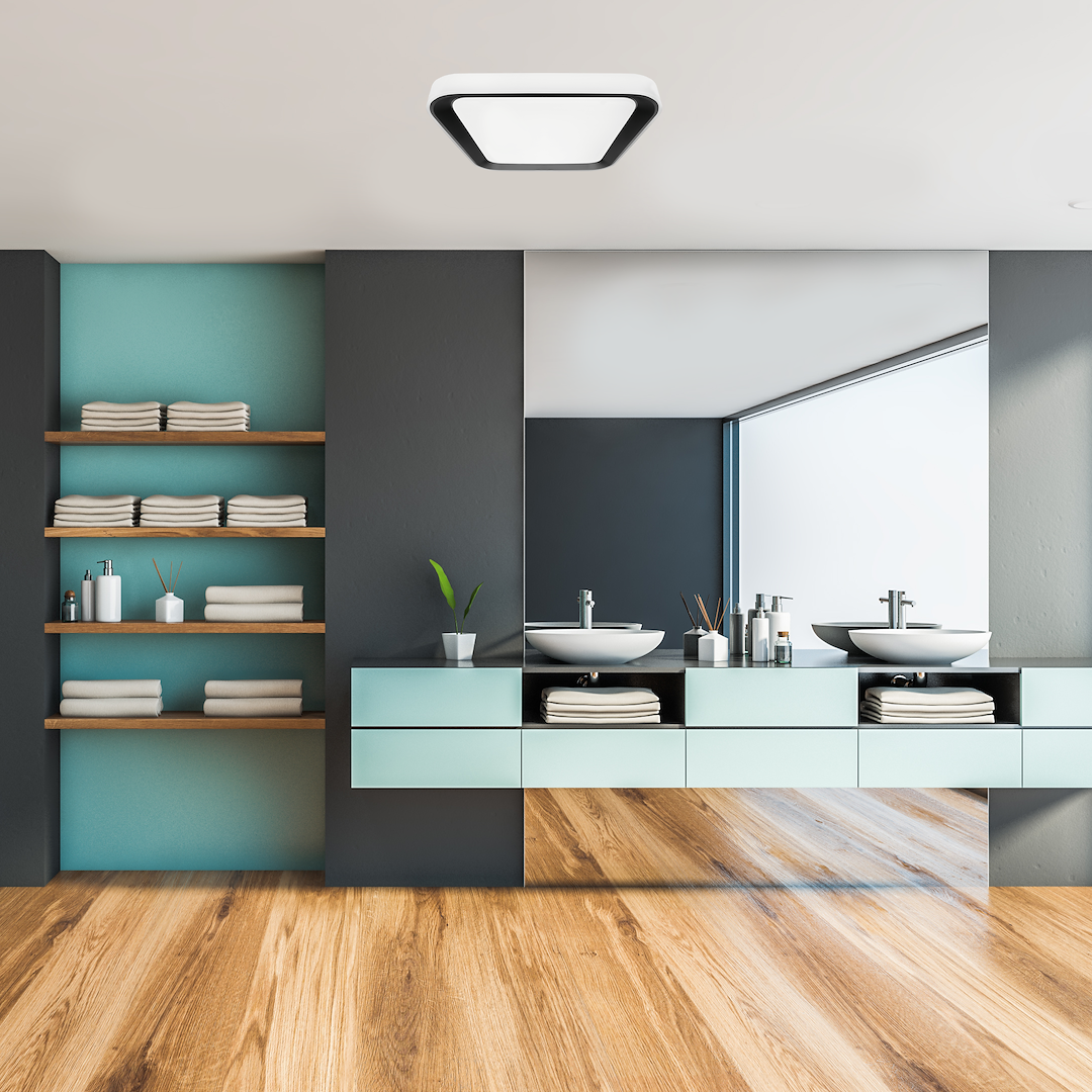 Plafon QUADRO BLACK 66W Milagro - obrazek 3