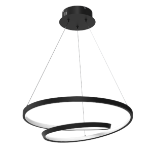 Lampa wisząca LUCERO BLACK 48W LED Milagro