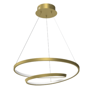 Lampa wisząca LUCERO GOLD 48W LED Milagro