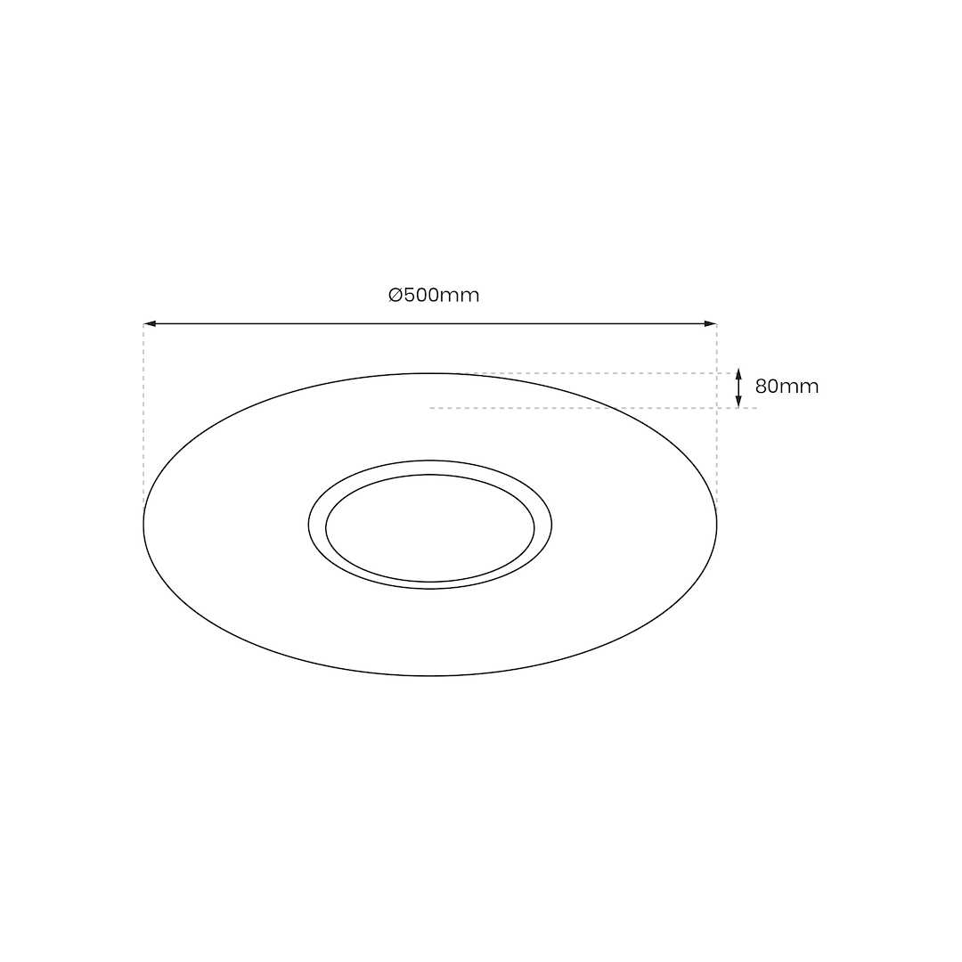 Plafon SPARKY 50W + pilot Milagro - obrazek 5