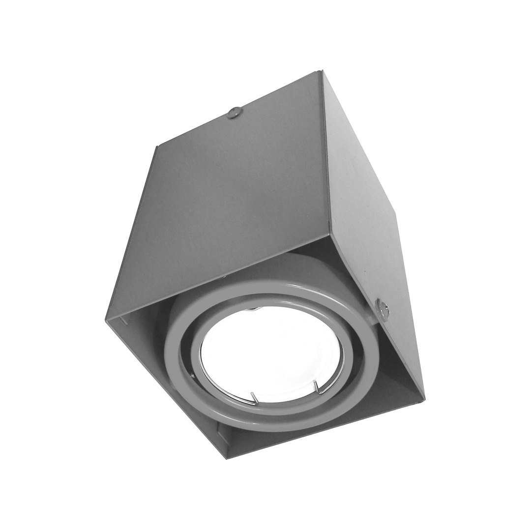 LAMPA SUFITOWA BLOCCO SZARY 1x7W GU10 LED Milagro