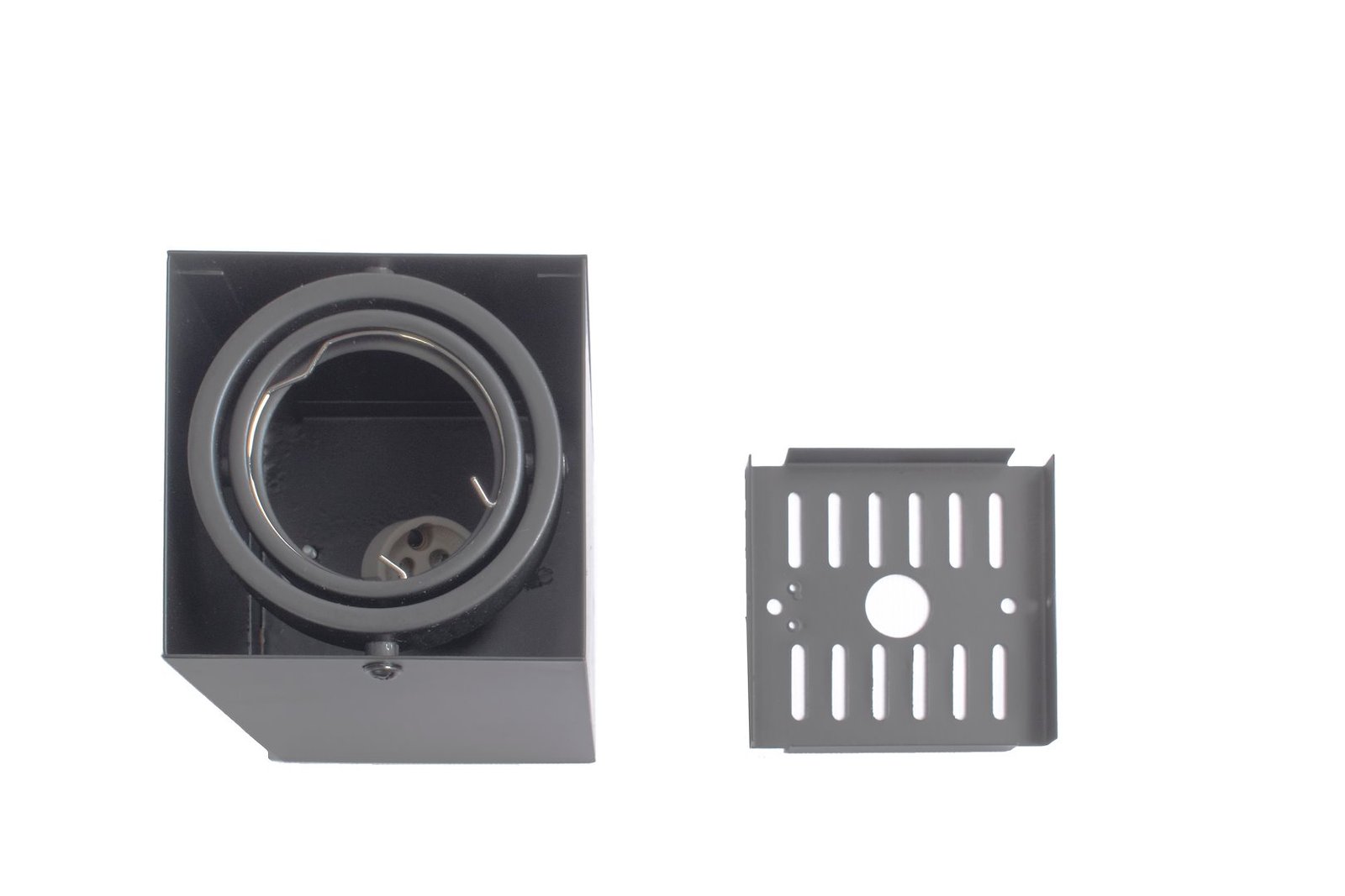 LAMPA SUFITOWA BLOCCO SZARY 1x7W GU10 LED Milagro - obrazek 3