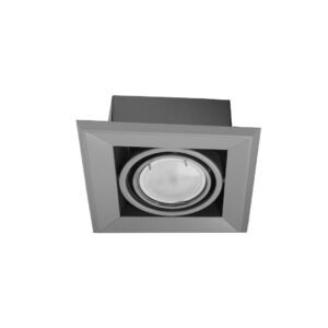 LAMPA PODTYNKOWA BLOCCO SZARY 1x7W GU10 LED Milagro