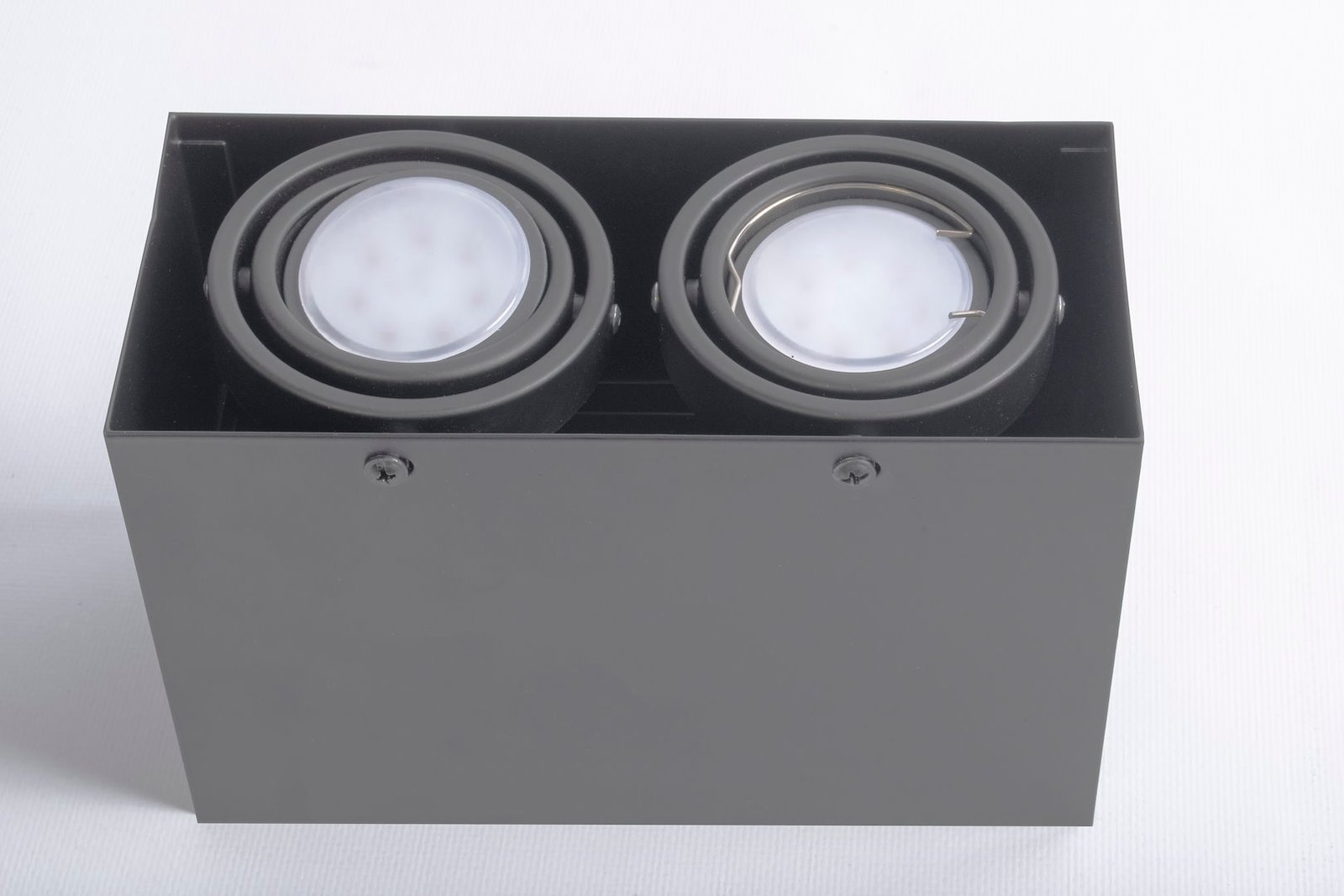 LAMPA SUFITOWA BLOCCO SZARY 2x7W GU10 LED Milagro - obrazek 2