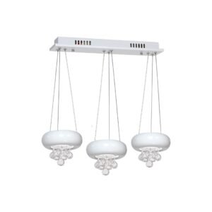 LAMPA WISZĄCA LUX BIANCO 3X6W LED Milagro