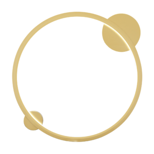 Lampa sufitowa Saturno Gold 25W LED Milagro