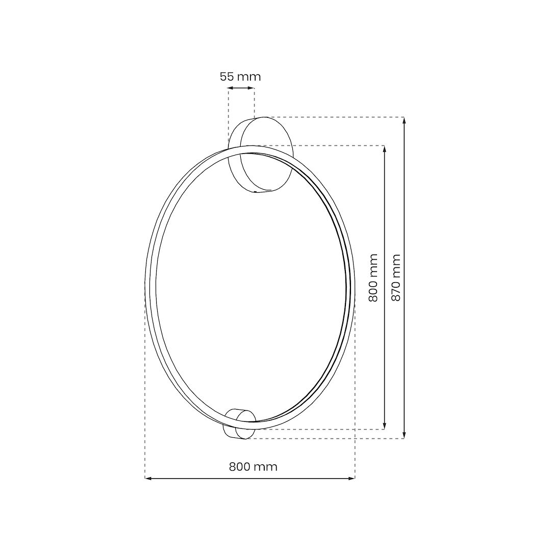 Lampa sufitowa Saturno Gold 46W LED Milagro - obrazek 4