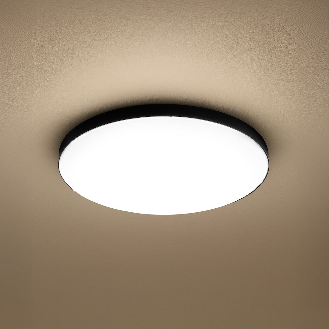 Plafon Slimi 18W 4000K Czarny Milagro