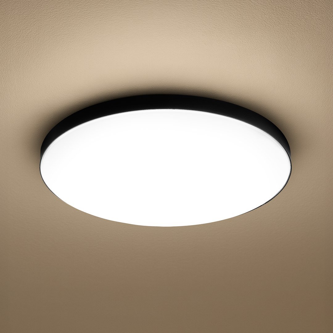 Plafon Slimi 24W 4000K Czarny Milagro