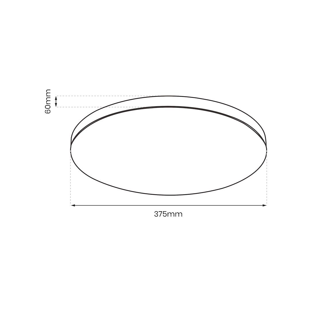 Plafon Slimi 24W 4000K Czarny Milagro - obrazek 8