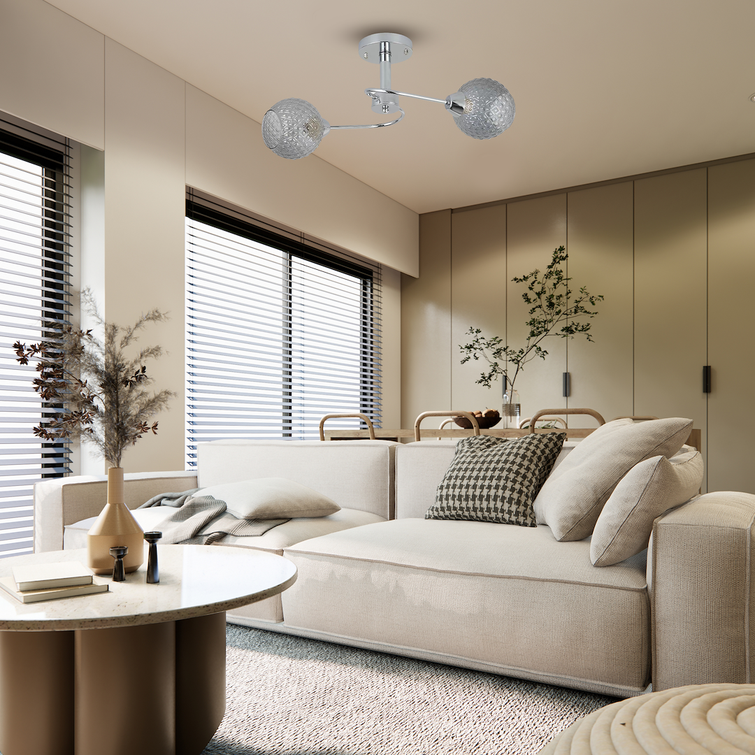 Lampa sufitowa OAKLAND 2xE27 Milagro - obrazek 2