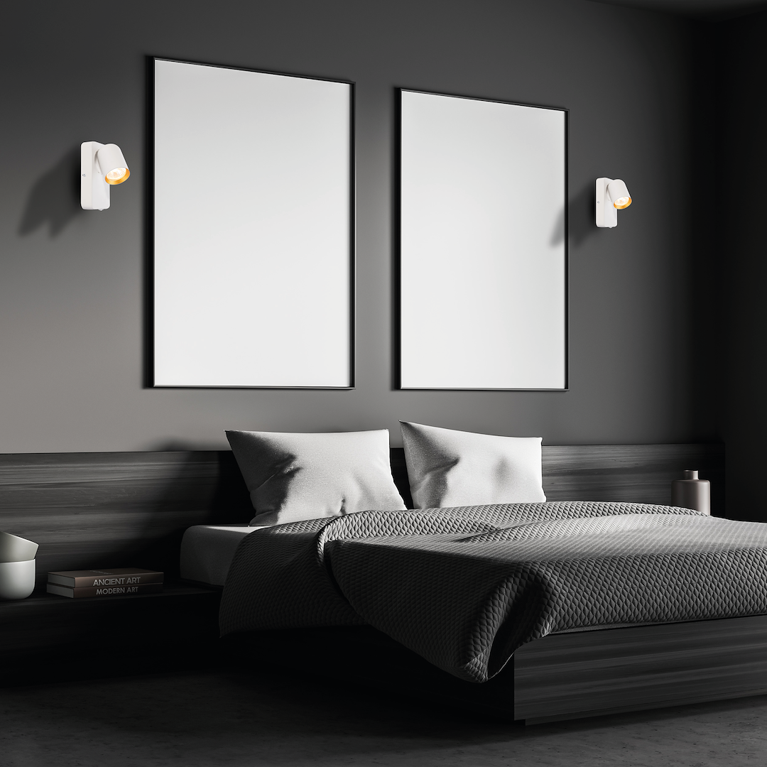 Kinkiet Andy 1xGU10 Biały + Złoty Milagro - obrazek 3