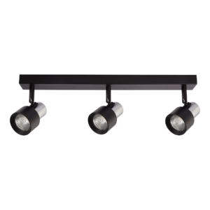 Lampa Sufitowa Cino 3xGU10 Czarny + Chrom Milagro