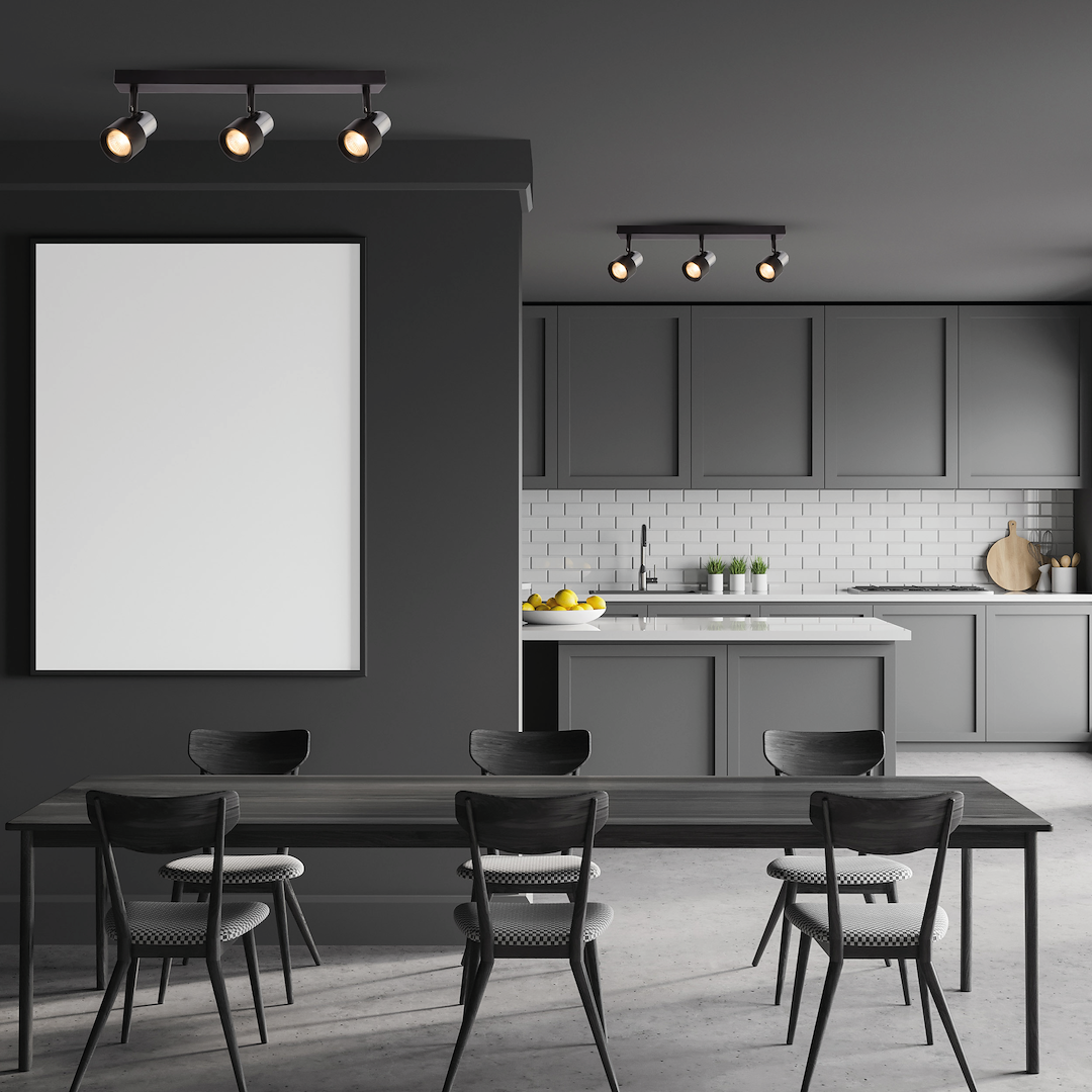 Lampa Sufitowa Cino 3xGU10 Czarny + Chrom Milagro - obrazek 3