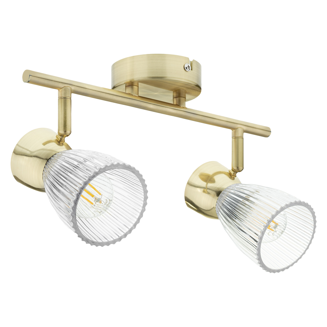 Lampa sufitowa BEST GOLD 2xE14 Milagro