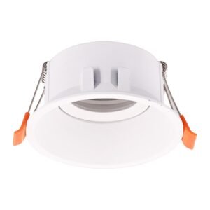 Oczko Sufitowe Podtynkowe Okrągłe Ruchome 1xGU10 IP20 Biały Milagro