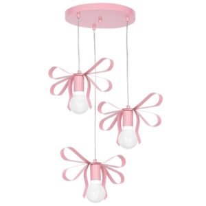 Lampa Wisząca EMMA PINK 3xE27 Milagro
