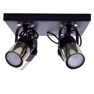 Lampa sufitowa WILSON BLACK 4xGU10 Milagro