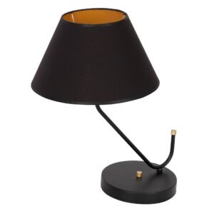 Lampa stołowa VICTORIA BLACK 1xE27 Milagro