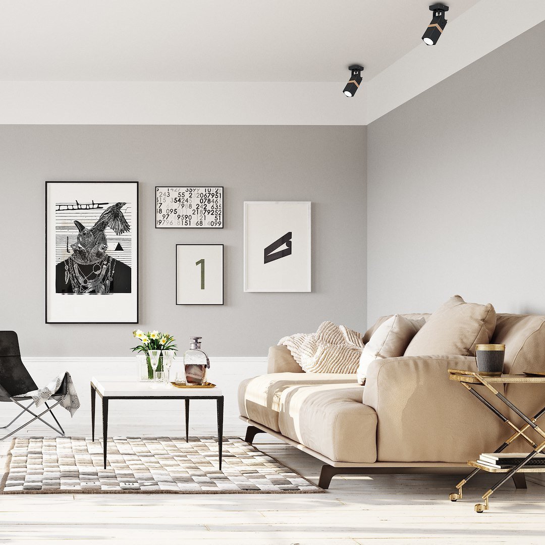 Kinkiet VIDAR BLACK 1xGU10 Milagro - obrazek 5